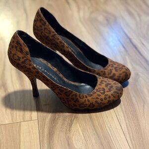 Chinese Laundry 3” Leopard Print High Heels Size 9